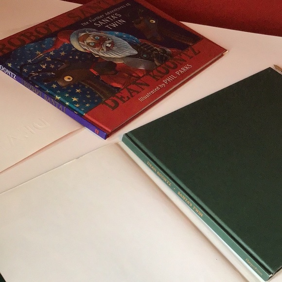 Santa's Twin & Robot Santa vintage Books by Dean Koontz scarce collectible pair - Picture 14 of 14
